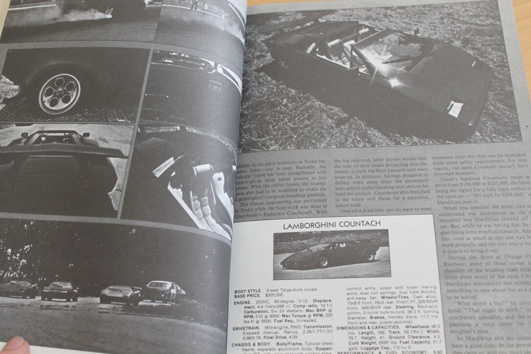 KSIĄŻKA Lamborghini Jalpa Road Test Types 1980 - 1985 z Road & Track-pokaż oryginalną nazwę Świetne oferty, wyprzedaże