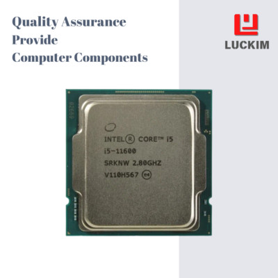 Intel Core i5-11600 CPU - Socket LGA 1200 6 Cores 12 Threads 2.8GHz 12MB L3 Cach