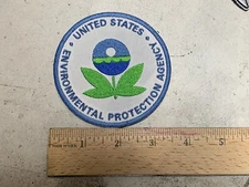 CUSTOM MADE Embroidered Environmental Protection Agency Patch