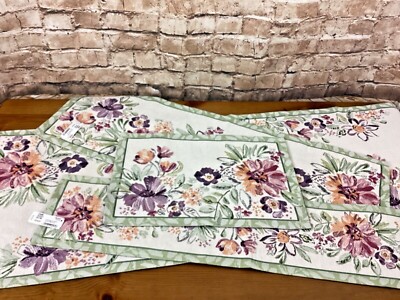 Sander Gobelin Tischset Deckchen Tischläufer Springtime  Floral Größenwahl