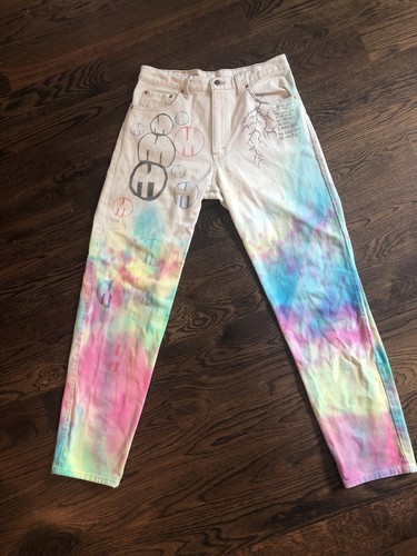 Levi Mens Jeans sz 33x32 Custom Denim 