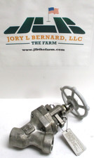 SAMSHIN LIMITED, 1" 800 SW , F304L , Y-ANGLE GLOBE VALVE, w/ HANDWHEEL, SURPLUS