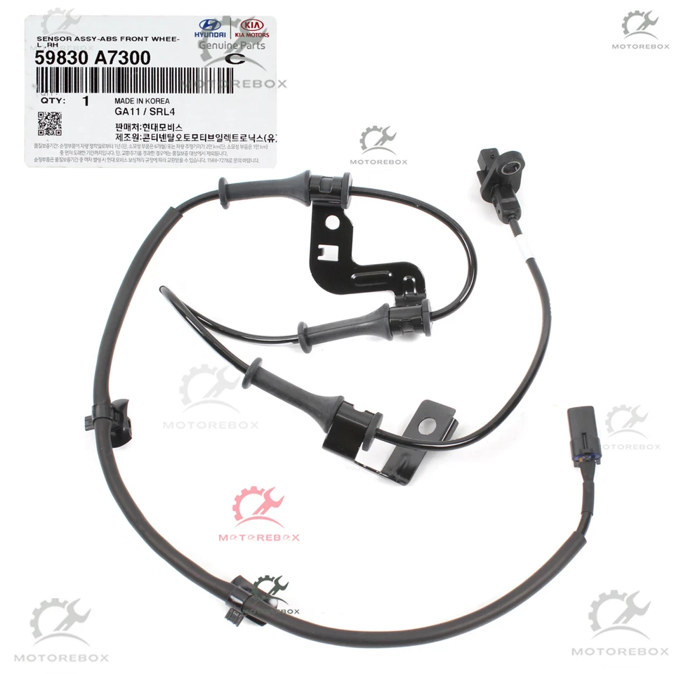 Sensor de velocidad ABS ORIGINAL DELANTERO DERECHO 59830-A7300 para 2014~18 KIA Forte, Forte5 Foto 2 de 4