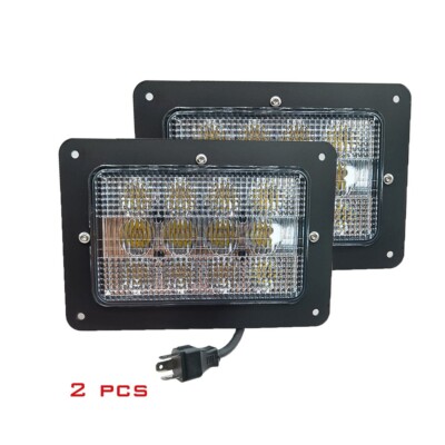 2X 4x6'' Hi/Low Beam LED Front Hood Headlight Fits Case IH 9210 9310 Tractor