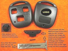 3B REMOTE FOB KEY REPAIR KIT w/LOGO and FREE ...