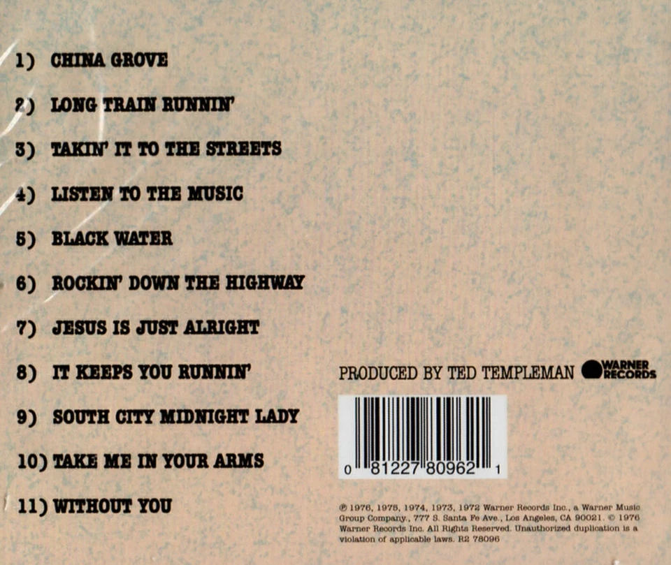 The Doobie Brothers - Best Of The Doobies (CD-Album Warner Records) Neu - Bild 2 von 2