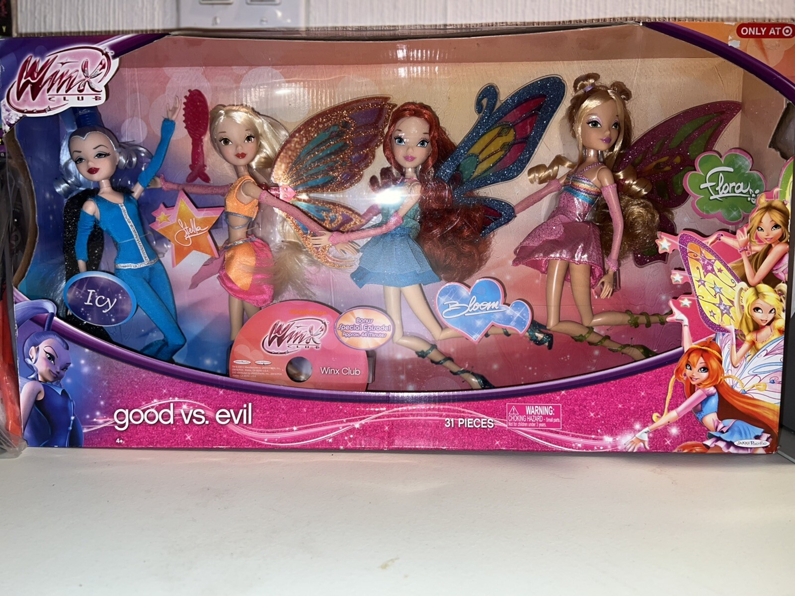 Winx Club Good VS Evil 4 Enchantix Doll Set Icy Bloom Flora Stella  Retiredtarget for sale online | eBay