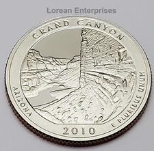 2010 S America the Beautiful ATB Quarter -Grand Canyon- CLAD ✼PROOF✼ BU