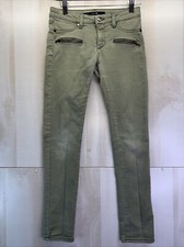 Joes Jeans Green Skinny Jegging Zipper Pocket Girls SZ 14 4058