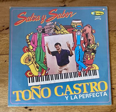 Toño Castro Y La Perfecta - Salsa Y Sabor - Vinyl Victoria 1988 EX