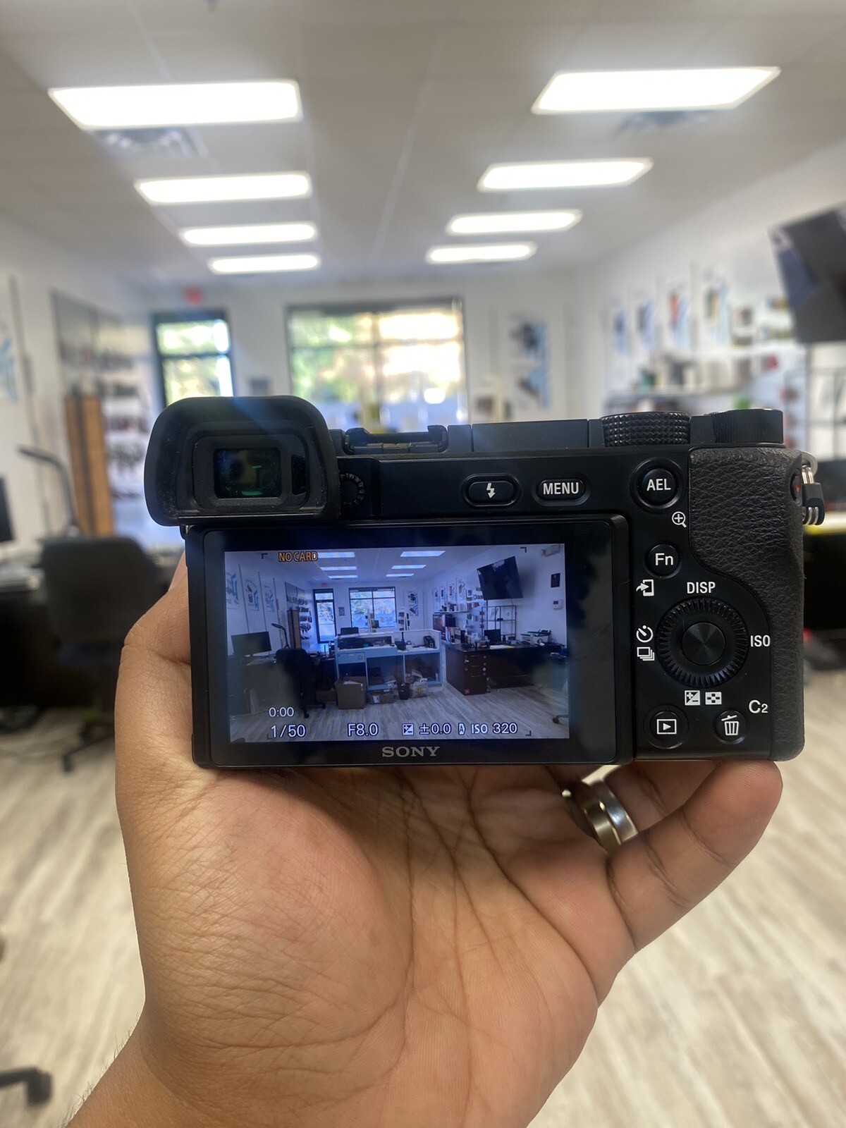 Sony Alpha A6100 Mirrorless Camera with 1650mm Zoom Lens Black