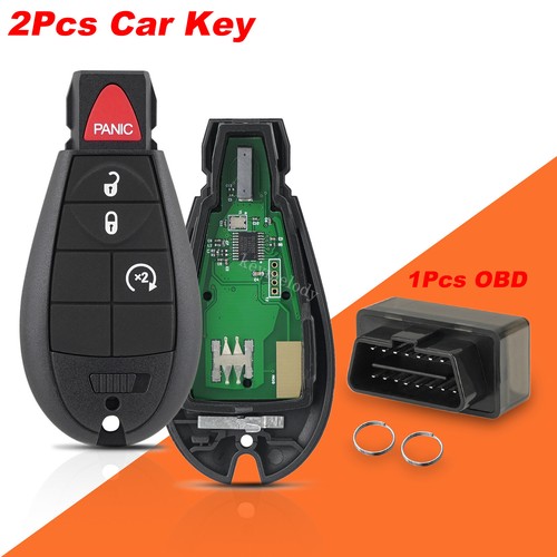 2 for For Dodge Ram 1500 Grand Caravan Chrysler Town & Country Remote Key Fob 4B - Picture 7 of 14