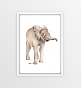 baby elephant prints for nursery