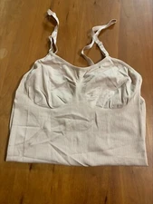 Adjustable Strap One-Piece Bodysuit Women's Waist Trainer Size XL Color Beige
