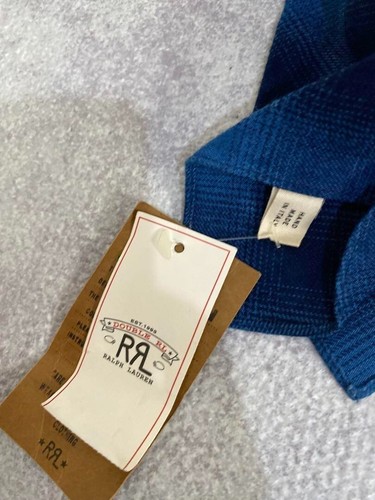 RRL RALPH LAUREN Men's Wool Tie Checkered stylish business party Tie NEW - Picture 5 of 8