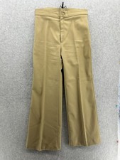 Levi's Women  s Vintage Pants Solid Beige Straight Leg High Rise 1980s Size 28