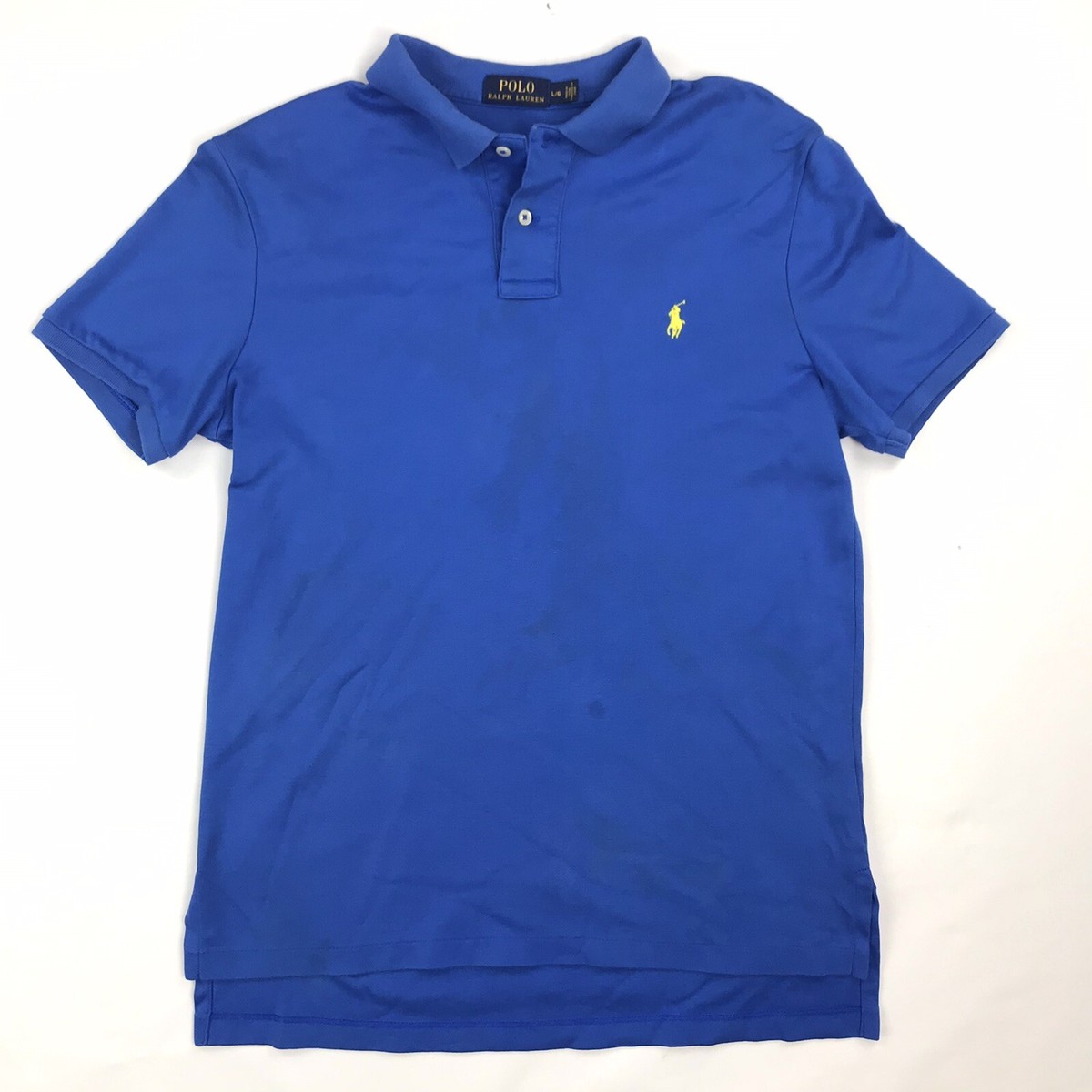 Polo Ralph Lauren Polo Soft Blue W/ Yellow Embroidered Horse  display picture 1
