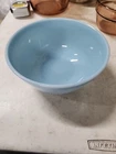 PYREX BLUE WHITE RIM MIXING 403 BOWL NESTING 2 1/2 QT # 14