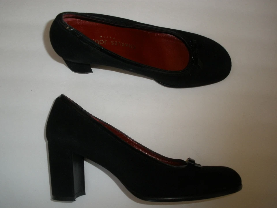 TACÓN DE CUERO CHARLES JOURDAN PARIS TALLA US 7 BONITO ÚNICO LO ÚLTIMO Foto 3 de 4