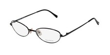 NEW VERA WANG V42 EYEWEAR BK BLACK METAL FULL-RIM 51-18-135 WOMENS CAT EYE ITALY
