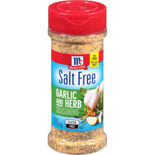 Mccormick Salt Free Garlic  Herb Seasoning 4.37oz Savory Blend for Cooking