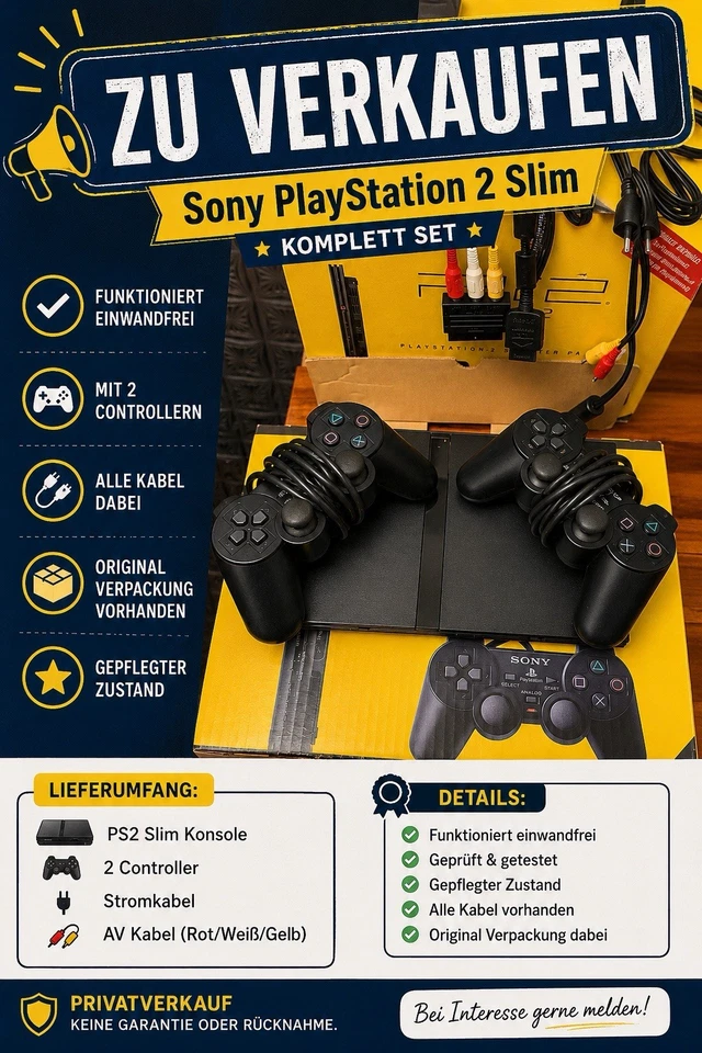 Sony PlayStation 2 Slim, Foto 1 von 5