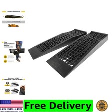 50516 4,400 lb. Capacity Low Profile Car Ramps, 2-Count, Black Pack of 1