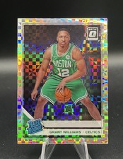 2019-20 Optic GRANT WILLIAMS Checkerboard SSP Case Hit Rookie Card RC Prizm #157. rookie card picture