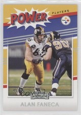 2021 Panini Contenders Power Players Silver 45/99 Alan Faneca #PP-AFA HOF 0p5