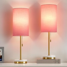 Luvkczc Minimalist Table Lamp Set Of 2 Nightstand Lamp For Bedroom Living Room
