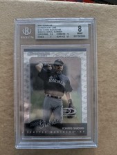 2001 DONRUSS CAREER STAT LINE 195 ICHIRO ROOKIE BGS 8  🔥 MISSING SERIAL # RARE!