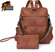 Damenrucksack klein elegant PU Leder wasserdi...