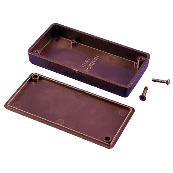 Hammond Miniature Plastic Enclosure 80 x 40 x 15 Black