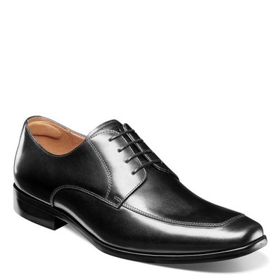 Florsheim Men Postino Moc Toe Oxford Black Leather 15196-005 Size 9 EEE