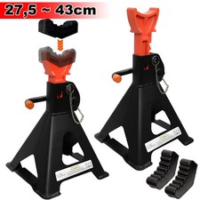 Cavalletto di supporto 6T cric auto altezza regolabile cavalletti di supporto auto 6000KG (1 coppia)