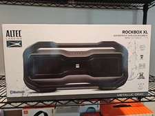 Altec Lansing Rockbox XL Waterproof Bluetooth Wireless Speaker w/ LED IMW999-STL