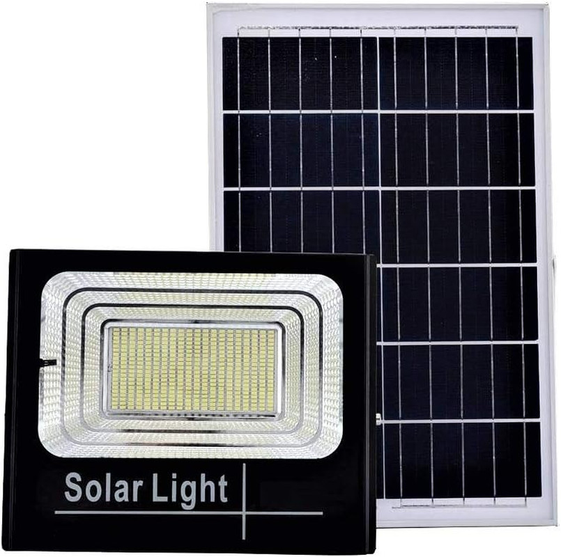 Faretto LED 200W Solare SMD con Sensore Crepuscolare e Telecomando IP65