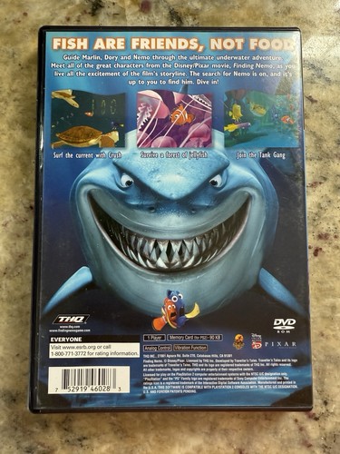Disney Pixar Finding Nemo (PlayStation 2, PS2) Complete CIB With Movie Ticket! - Picture 2 of 9