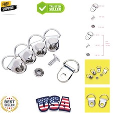 50 Pieces Shoe Boot Lace Hooks Buckle Rivets Loop Ring with Rivets, Shoe Boot...