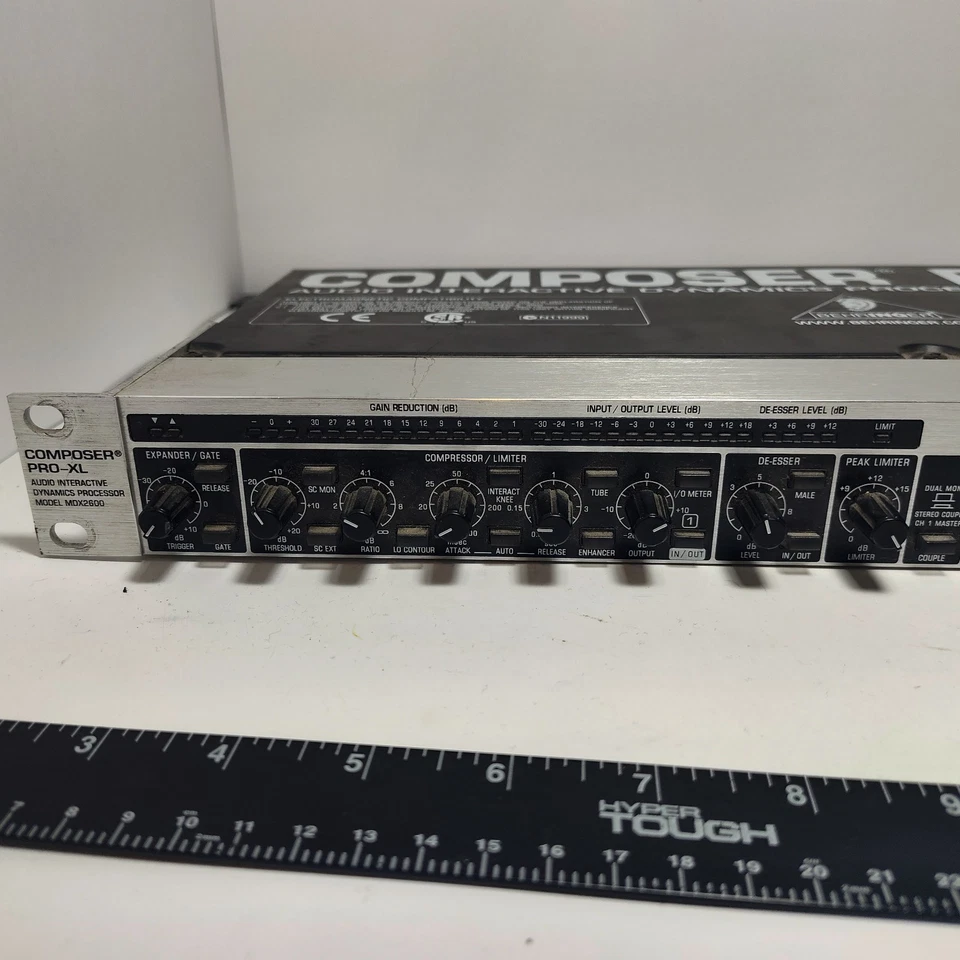 Behringer Composer PRO-XL MDX2600 2 Channel Compressor Limiter Gate - Image 4 of 4