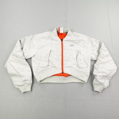 Nike Jacket Womens XS Gray Naomi Osaka Tennis Maneki-neko Bomber Coat Full Zip