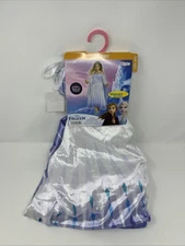 Disguise Girls Disney Frozen Snow Queen Elsa Prestige Gown Costume Size XS 3T-4T