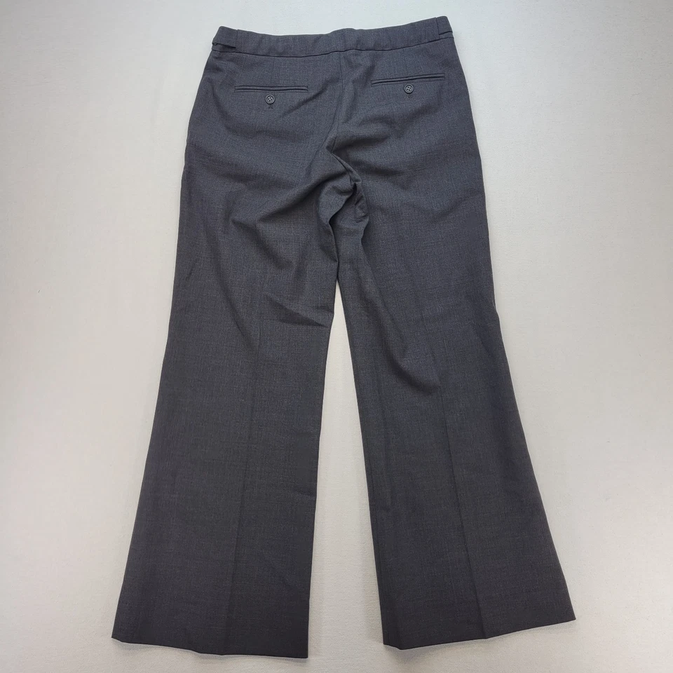 Pantalones de vestir Theory para mujer 6 pantalones grises mezcla de lana oficina comercial Foto 3 de 4