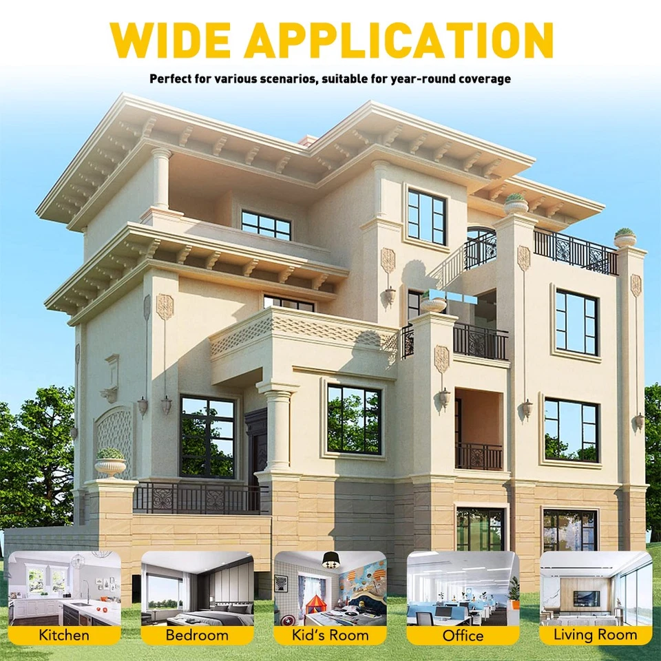 Espejo UV unidireccional de 20 pulgadas x 10 pies 1x ventana (10') tinte privacidad calor coche hogar oficina Foto 4 de 4