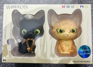 Warrior Cats Series 2 Collector Figures Ravenpaw & Sandstorm Boxed