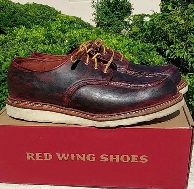 Red Wing Mock Toe Oxford Style 8099 Red Wing 8109 Moc Toe Oxford Shoes Mahogany Size 7 Men main image 4