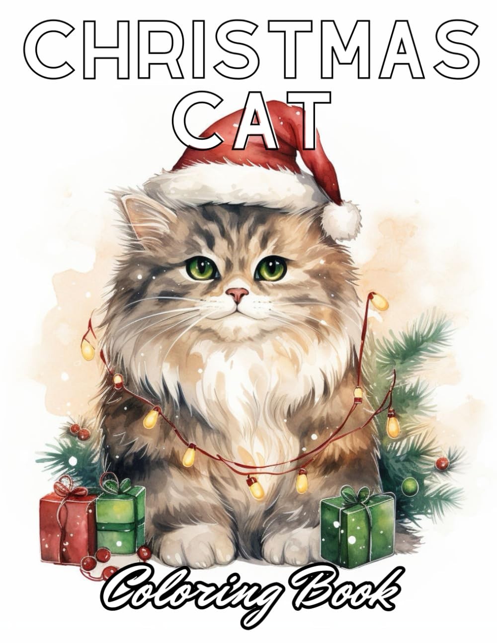 Книжка-раскраска рождественского кота Томаса Веума: Высокое качество + 100 % красоты (Taschenbuch)