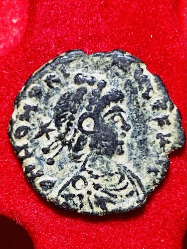 Honorius AE Nummus Antiochia AD 408-423, GLORIA ROMANORVM, EXTREM RARE MINT, XF - Bild 15 von 16