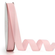 Grosgrain Ribbon, 3/4 Inch X 50 Yards Pink Ribbon Solid Color Ribbon Roll Fab...