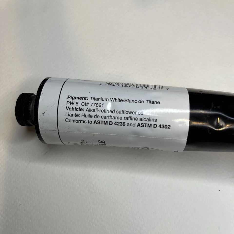 Daniel Smith TITANIUM WHITE Large 150 ml 5 fl.oz. Tube water soluble Oil Paint - Image 3 of 4